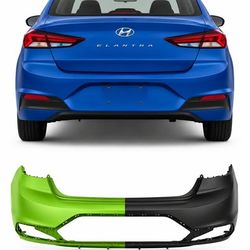 2019-2020 Hyundai Elantra - Painted Rear Bumper