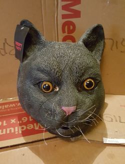 Halloween cat mask brand new!