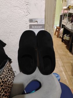 Black Slippers New