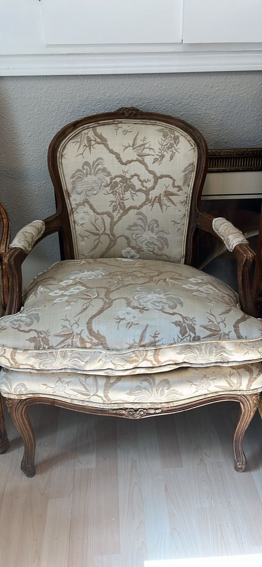 Antique Chair Ivory