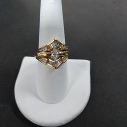 14k Gold Diamond Ring
