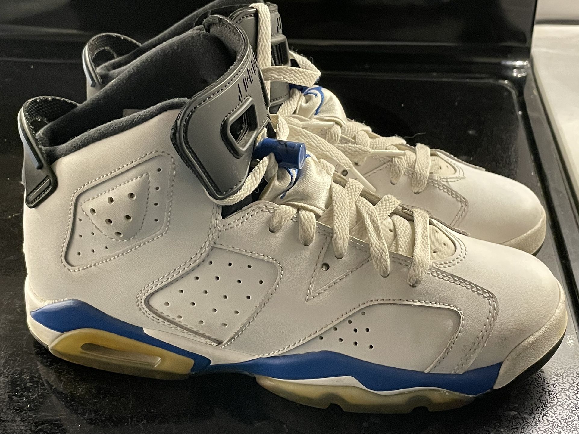 Nike Air Jordan Retro 2014 Leather Blue White Black