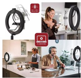 Tzumi on Air Halo Travel Pro 10-inch LED Ring Light with Foldable 5-foot Stand