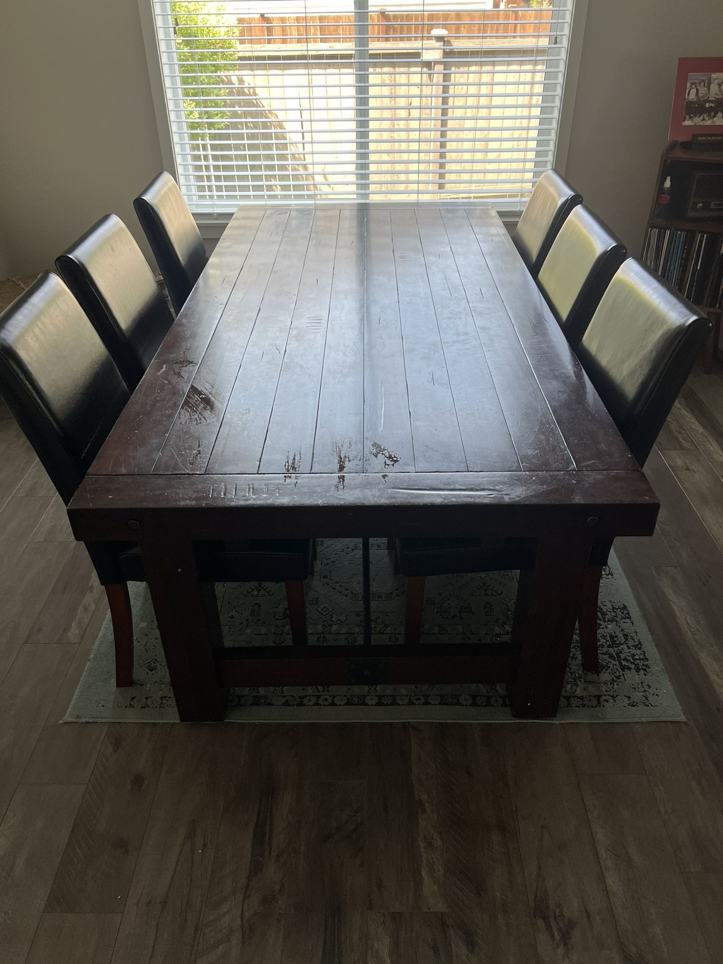 Dining Room Table and Chairs