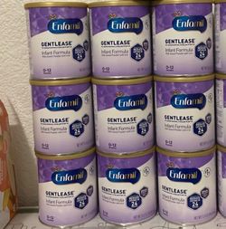 Enfamil gentleease(7 cans)