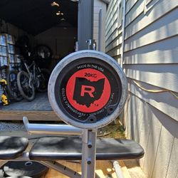 Bench / Squat Rack Set, Home Gym Trainer With Weight Set