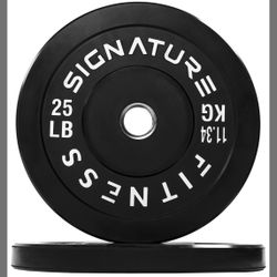 25lb Bumper Plates Gym 