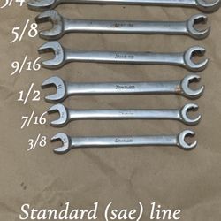 Standard SAE Line Wrenches