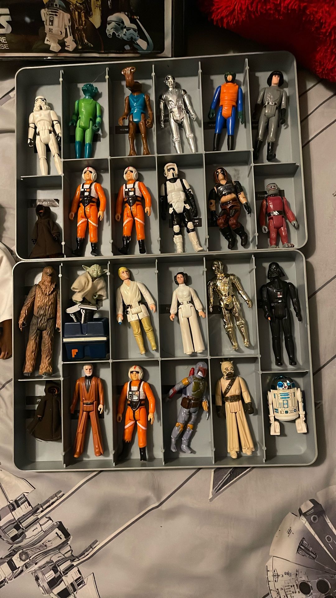 1977 Vintage Star Wars First 24 Action Figures Full Set Original