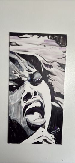 Tina Is alive. Big format 24” X 48”