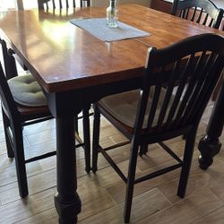 Extendable Dining Table With 6 Chairs 