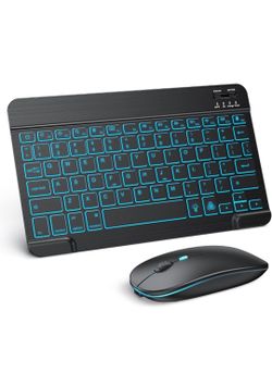 TECURS Bluetooth Keyboard and Mouse Combo