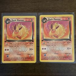 Dark Flareon 1st Edition Team Rocket