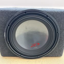 ALPINE Type R 12 Inch Dual 4 Ohms Subwoofer  1500  Watts SWR-1243D Working perfectly 