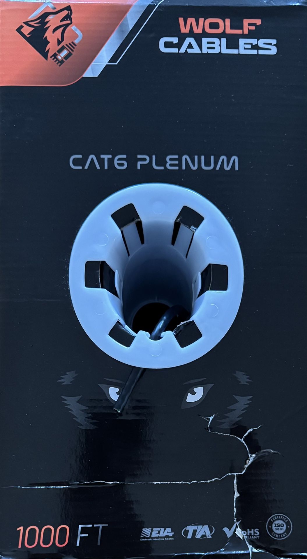 Heavy-Duty CAT6 Plenum Cable 1000ft | UTP, 23AWG, 550MHz | DSX-8000 Certified | Stable & Remarkable Performance (White)