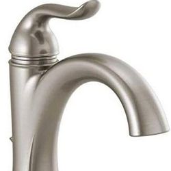 Delta Single Handle Bathroom Sink Faucet -Brushed Nickel - $40


