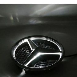 Illuminated Front Grille LED Light Star Logo Emblem Car Badge for Mercedes Benz