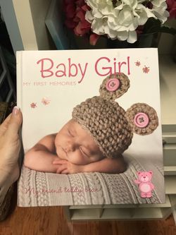 Baby girl brand new baby book