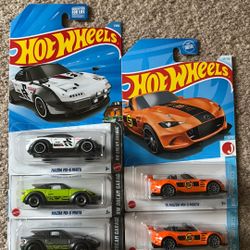 Hotwheels Lot Of 5 Mazda Mx-5 Miata 