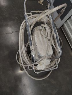 Airless Paint Sprayer with Hose on Cart
