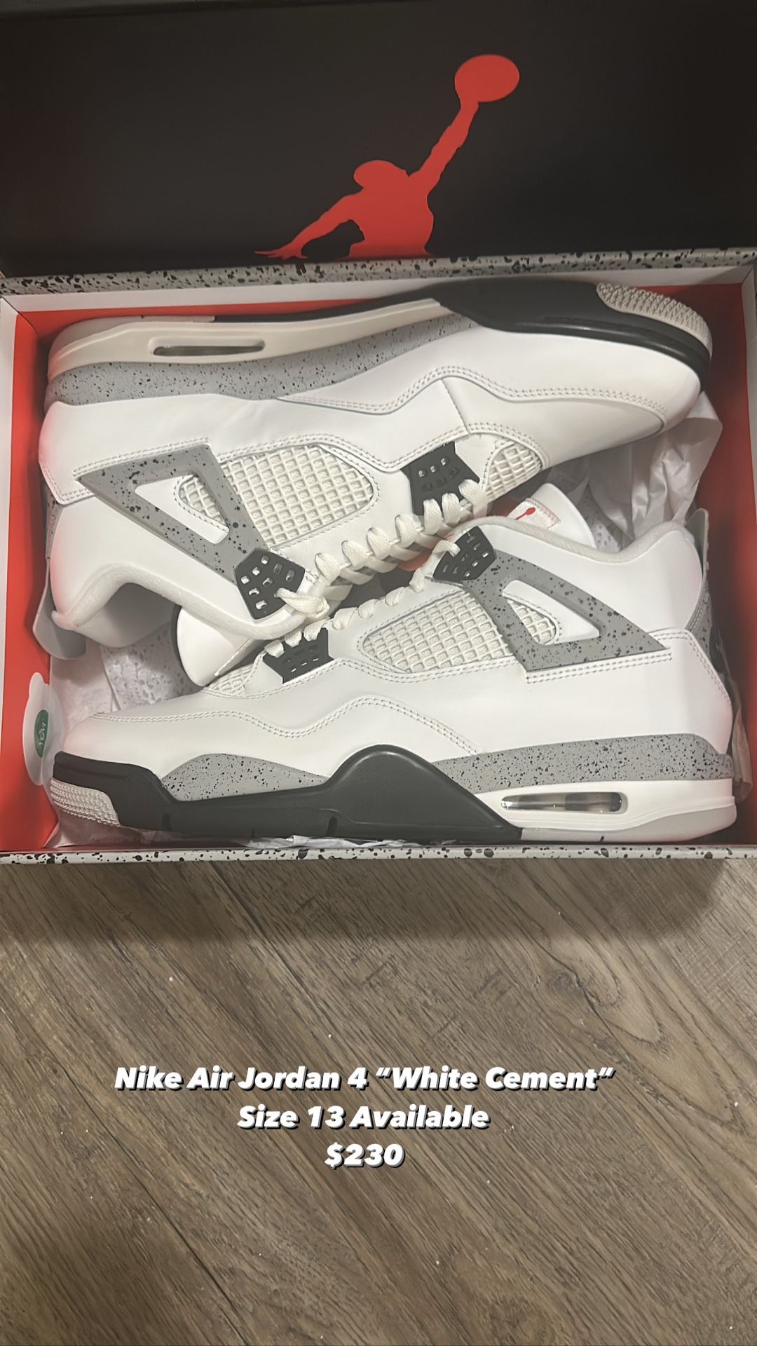 Nike Air Jordan 4 “White Cement”