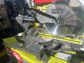 RYOBI 15 Amp 12 in. Corded Sliding Compound Miter Saw with LED Cutline Indicator
