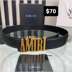 Amiri Gold Belt 