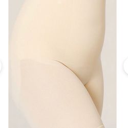 Size XL/2X Shapermint Essentials Everyday Comfort High-Waisted Shaper Shorts, Beige, NEW