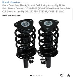 Front Strut & Coil Spring Assembly Pair – Ford Transit Connect