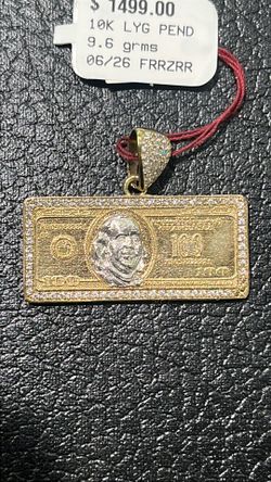 10k dollar pendant