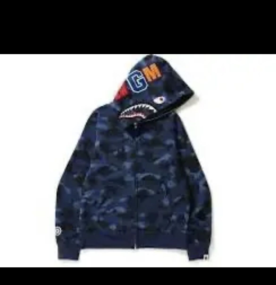 Bape Hoodie Camo Blue