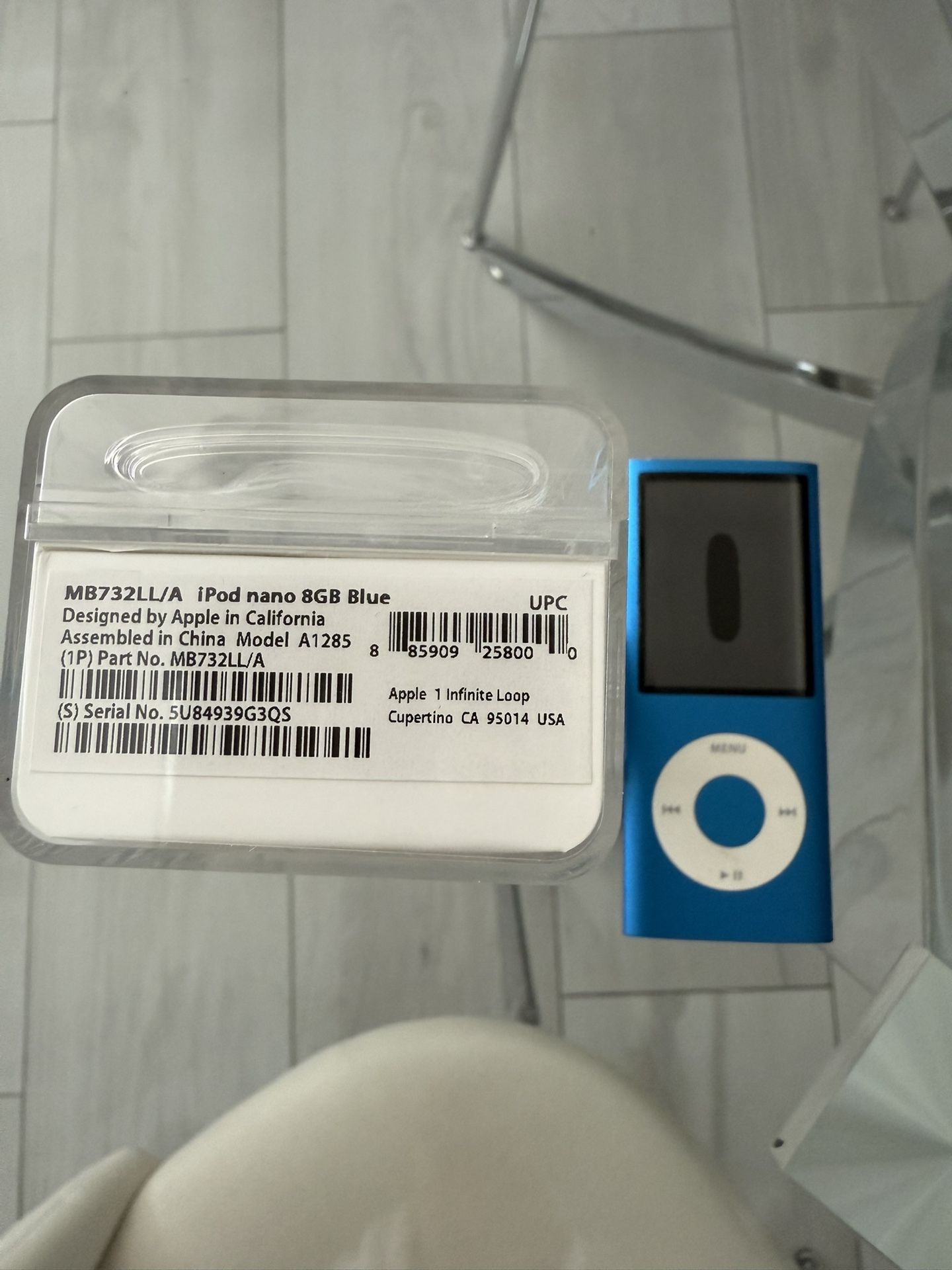 Apple iPod Blue Nano 8gb