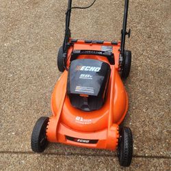 *** ECHO BATTERY-POWERED LAWN MOWER ***
