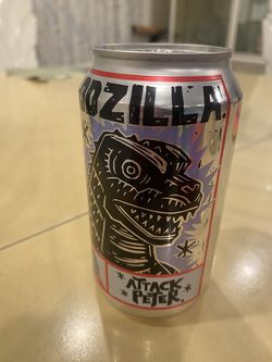 Godzilla Blue Ribbon beer