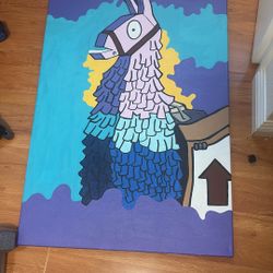 fortnite lama painting my mom did for me when i was little dm me a offer 