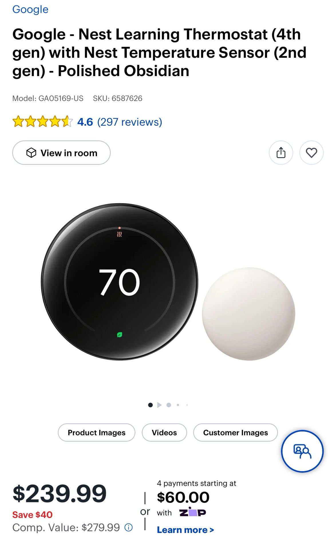 Google Nest Thermostat