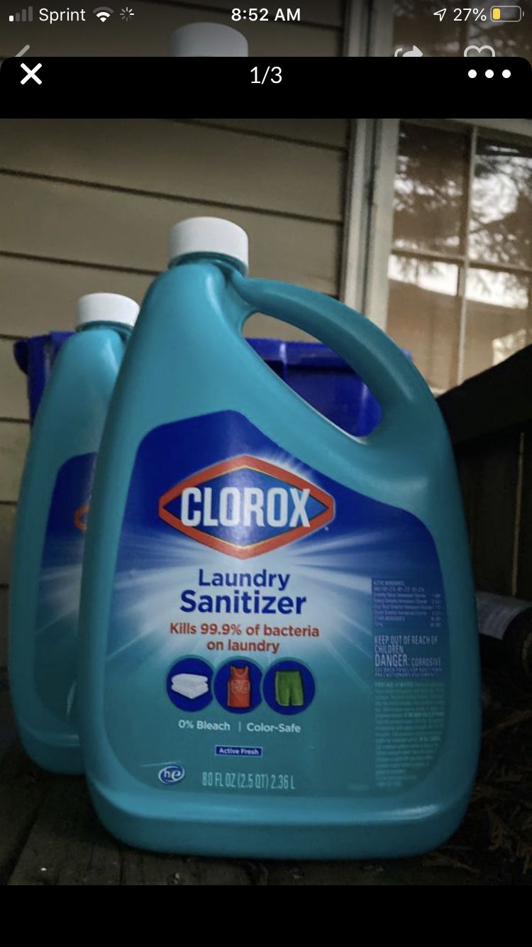 Clorox detergent 80 oz