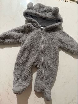 Baby teddy bear onesie