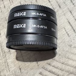 Sony Macro Lens Extension Tubes