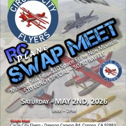 RC Plane Swap Meet May 2nd, 2026