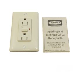 HUBBELL GFCI Receptacle 2,3,5 Wires Connections