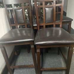 4 tall chairs