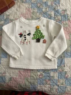 Toddlers Handmade Winter Sweatshirt