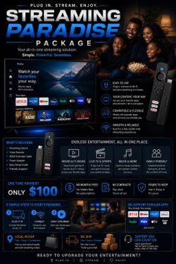 Fully Loaded HDMI Entertainment Paradise Package