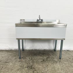 Three Compartment Bar Sink with Faucet NSF BAR-3B1838-320

