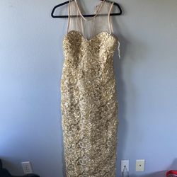 24k Gold Laced Formal Dress 