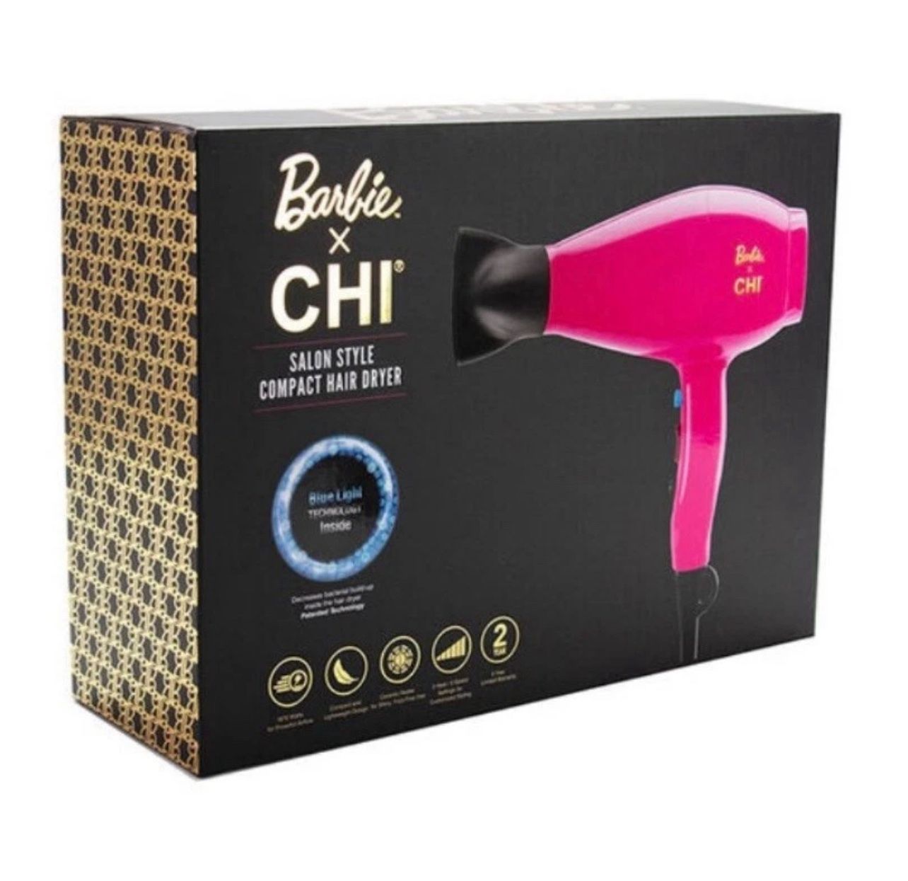 LIMITED EDITION Barbie X CHI Salon Style Compact Hair Dryer