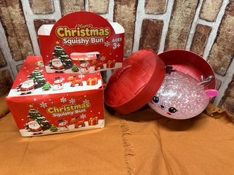 Christmas Squishy Bun Fidget Toy