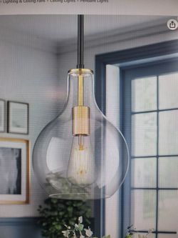 Black Glass Globe Pendant Light