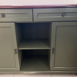 Credenza Dark Green